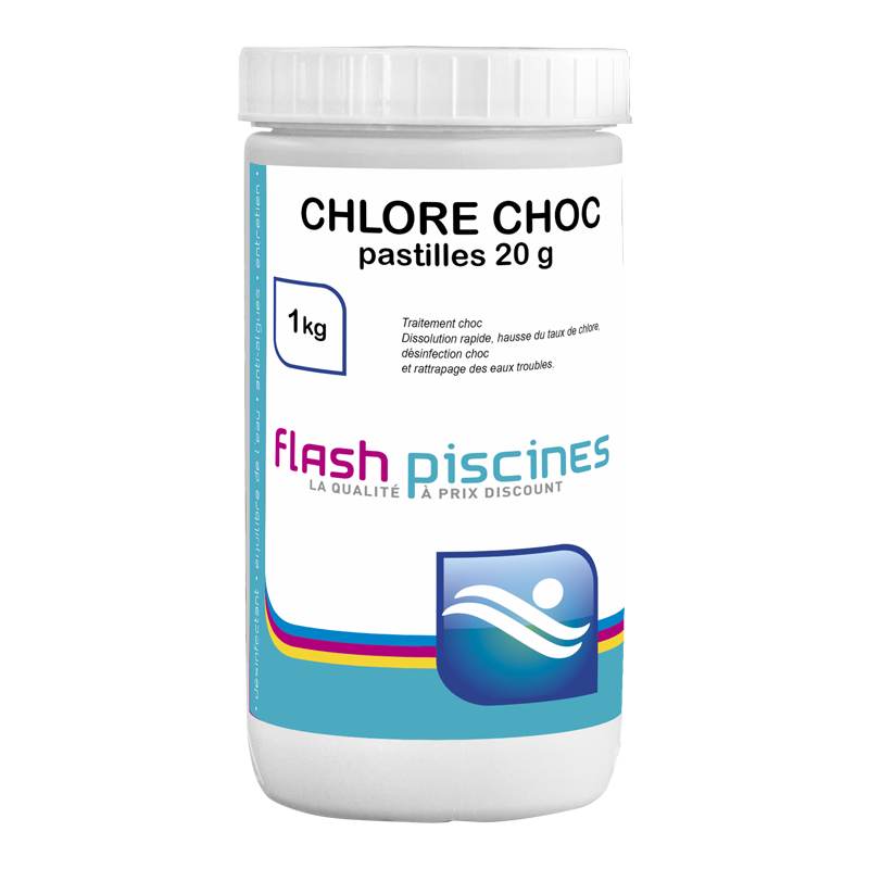 Chlore choc pastille FLASH PISCINES - Flash Piscines